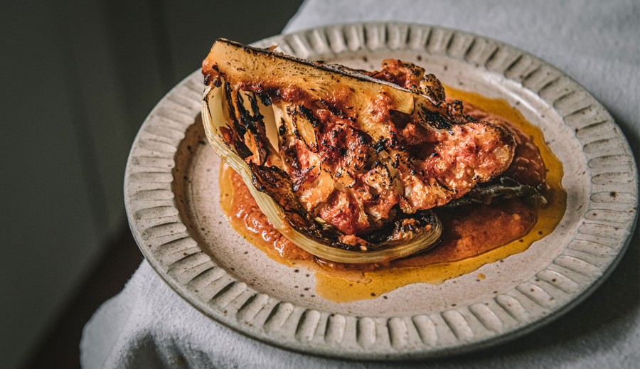 Cauliflower Roasted in Tomato Sauce